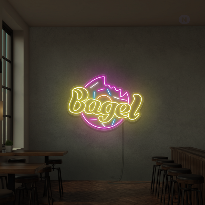 Cartel neon Bagel