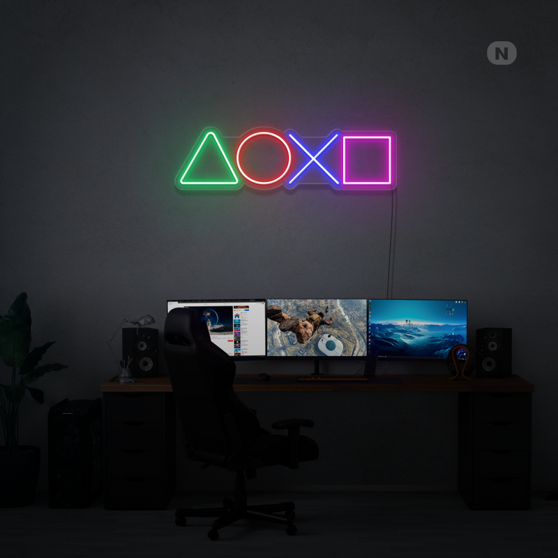 Cartel neon Playstation