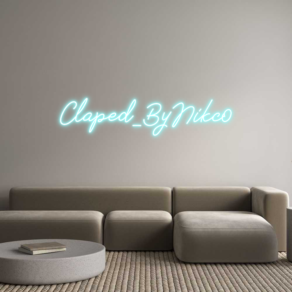 Neon personalizado: Claped_ByNikc0