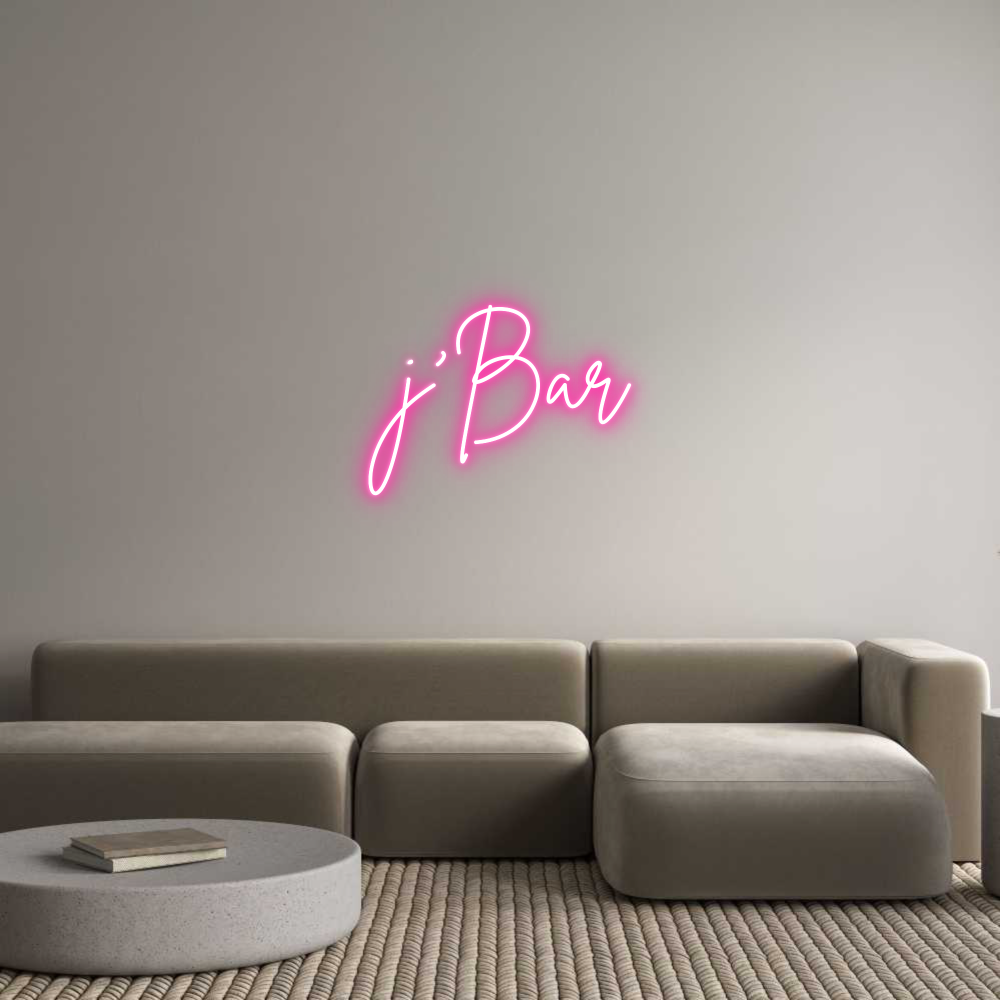 Neon personalizado: j’Bar