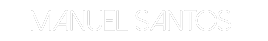 Neon personalizado: Manuel Santos