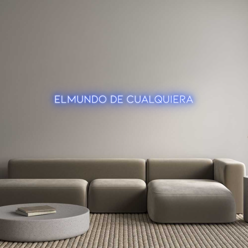 Neon personalizado: elmundo de cu...