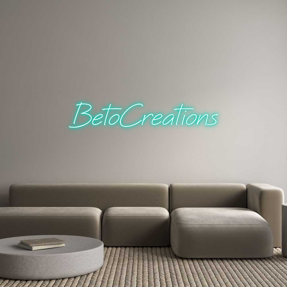 Neon personalizado: BetoCreations