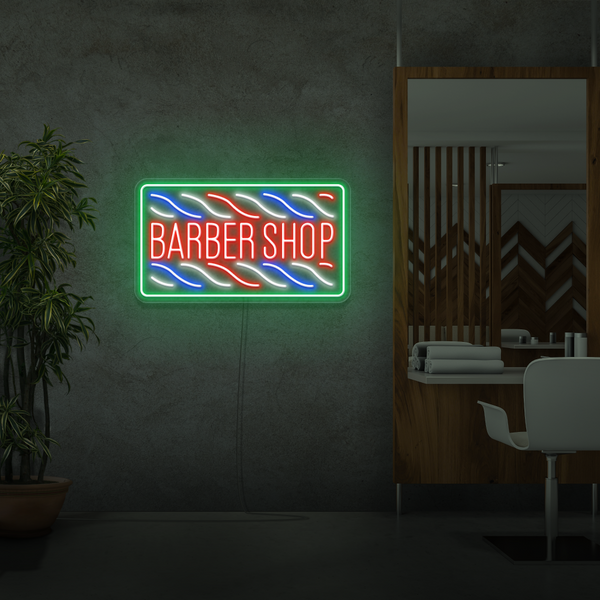 Cartel neon Barber Shop