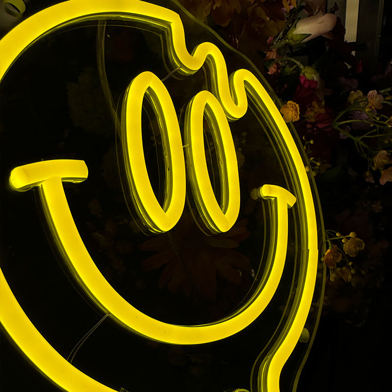 Cartel neon Smiley