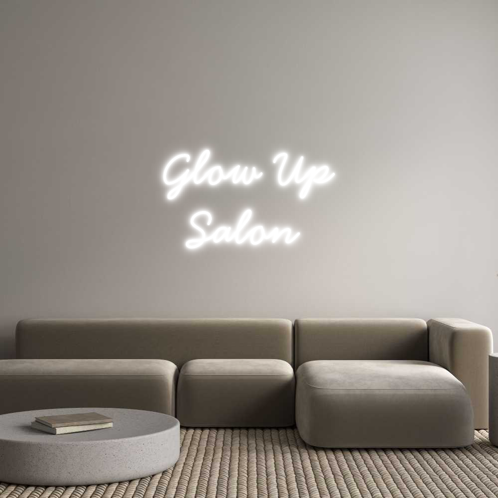 Neon personalizado: Glow Up
Salon