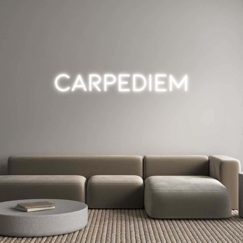 Neon personalizado: Carpediem