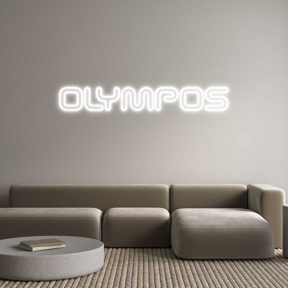 Neon personalizado: OLYMPOS