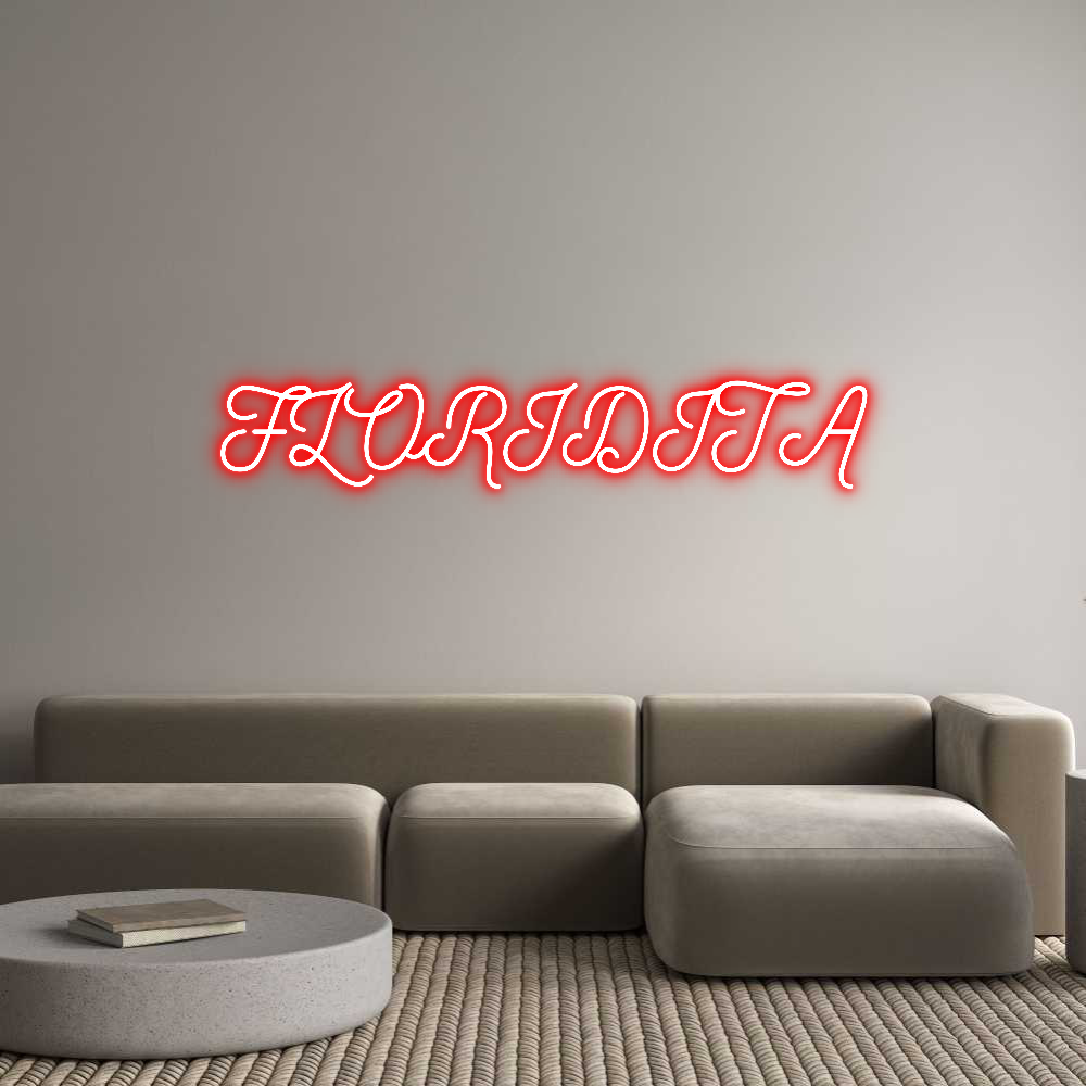 Neon personalizado: FLORIDITA