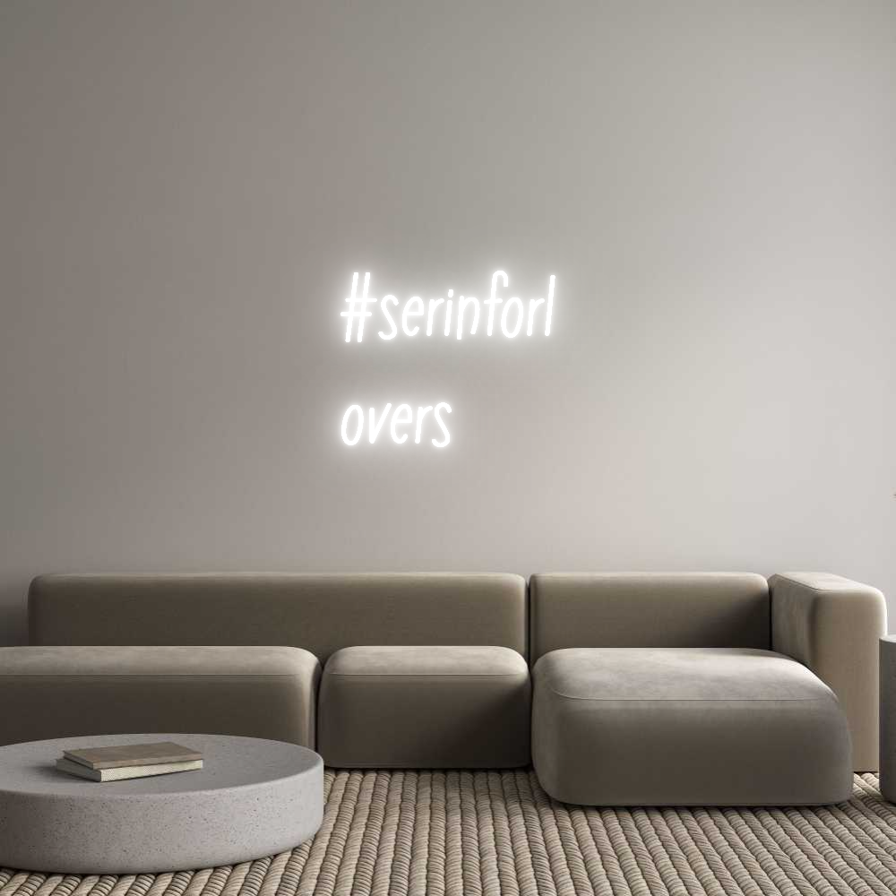 Neon personalizado: #serinforl
o...