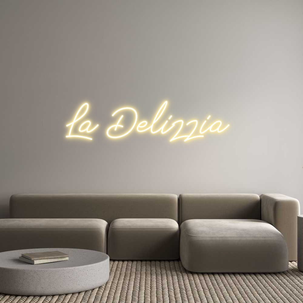 Neon personalizado: La Delizzia