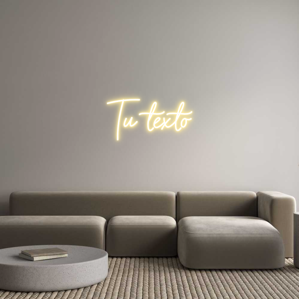 Neon personalizado: Tu texto