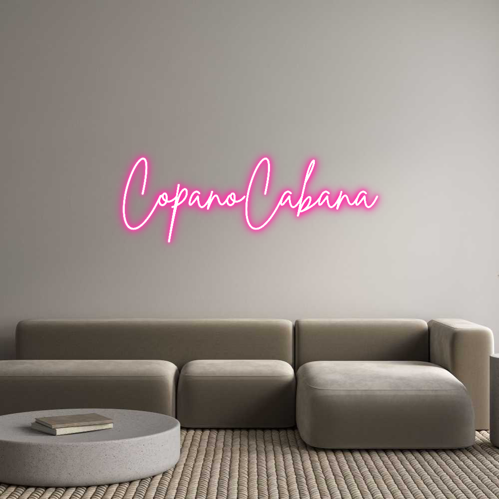 Neon personalizado: CopanoCabana