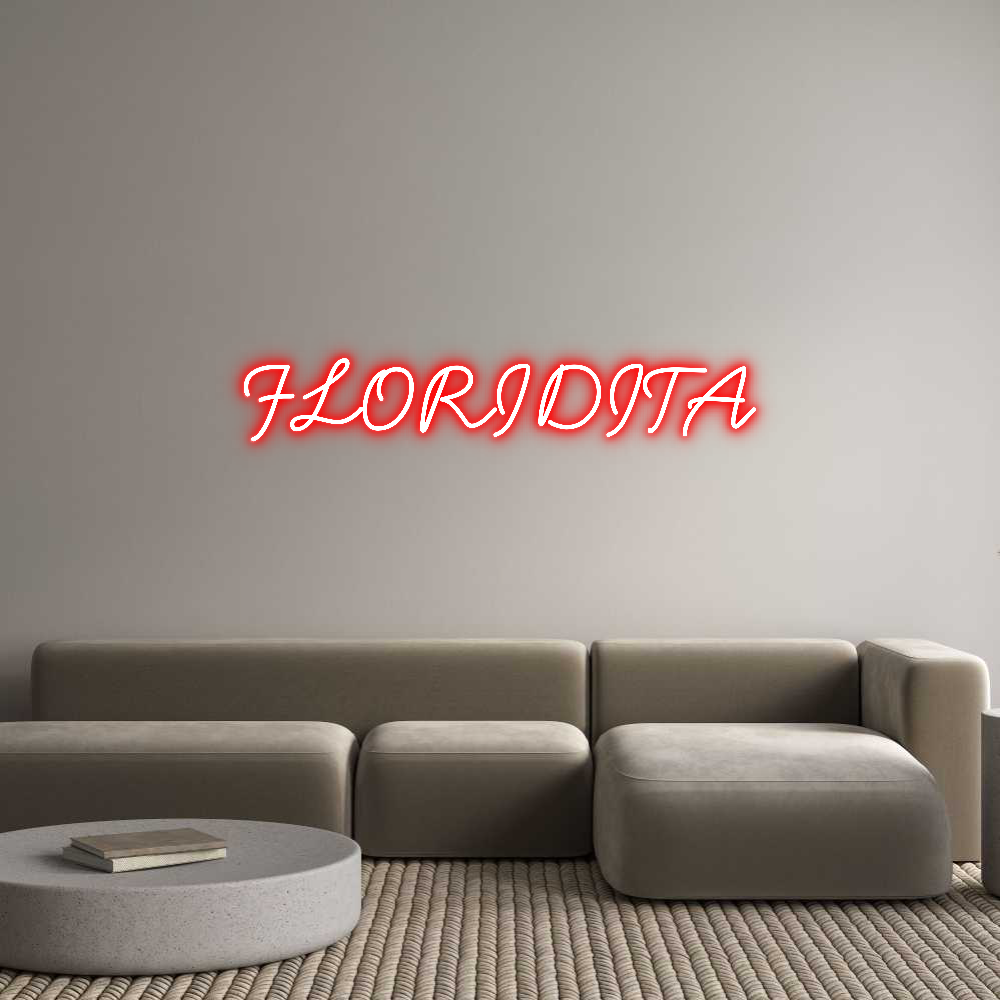 Neon personalizado: FLORIDITA