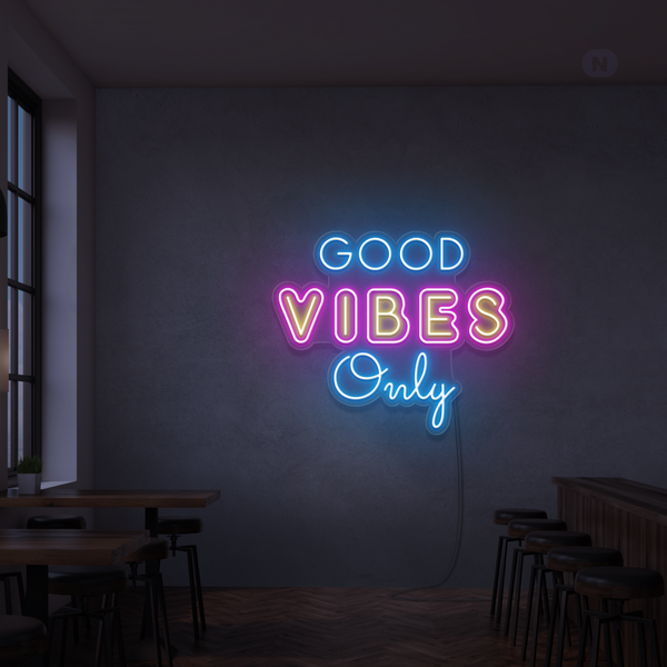 Cartel neon Good Vibes only