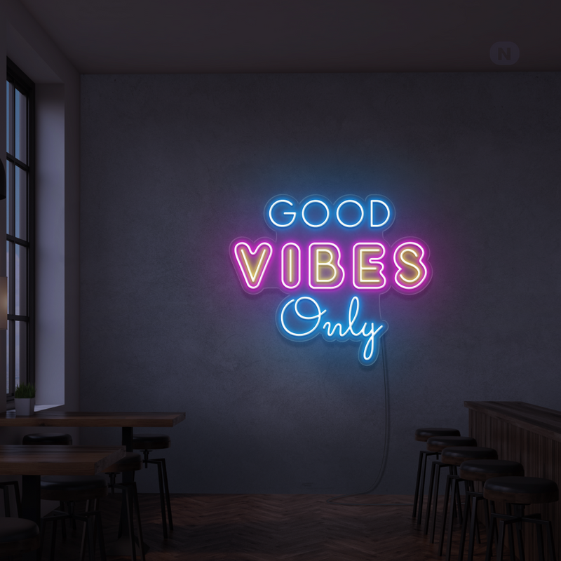 Cartel neon Good Vibes only