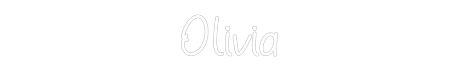 Neon personalizado: Olivia