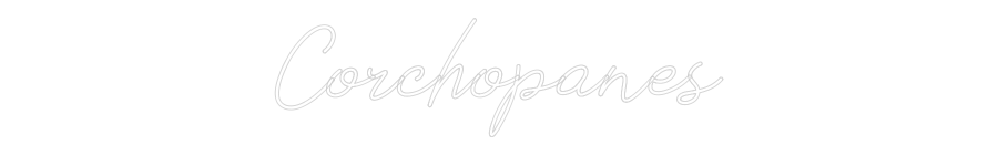 Neon personalizado: Corchopanes