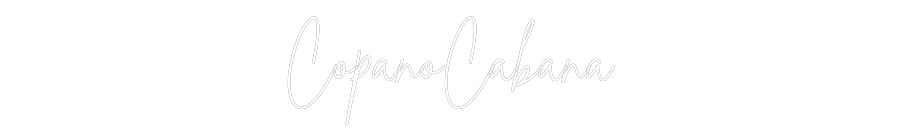 Neon personalizado: CopanoCabana