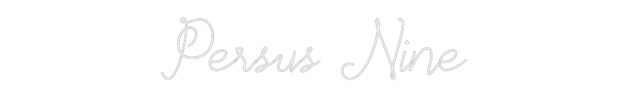 Neon personalizado: Persus Nine