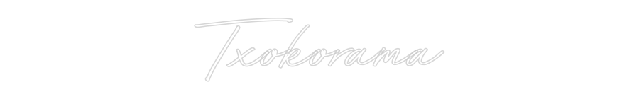 Neon personalizado: Txokorama