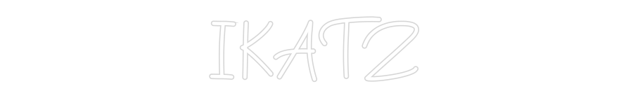 Neon personalizado: IKATZ