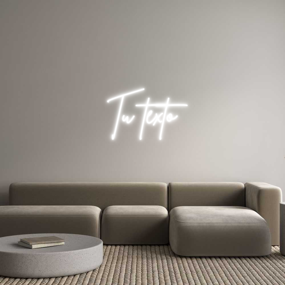 Neon personalizado: Tu texto