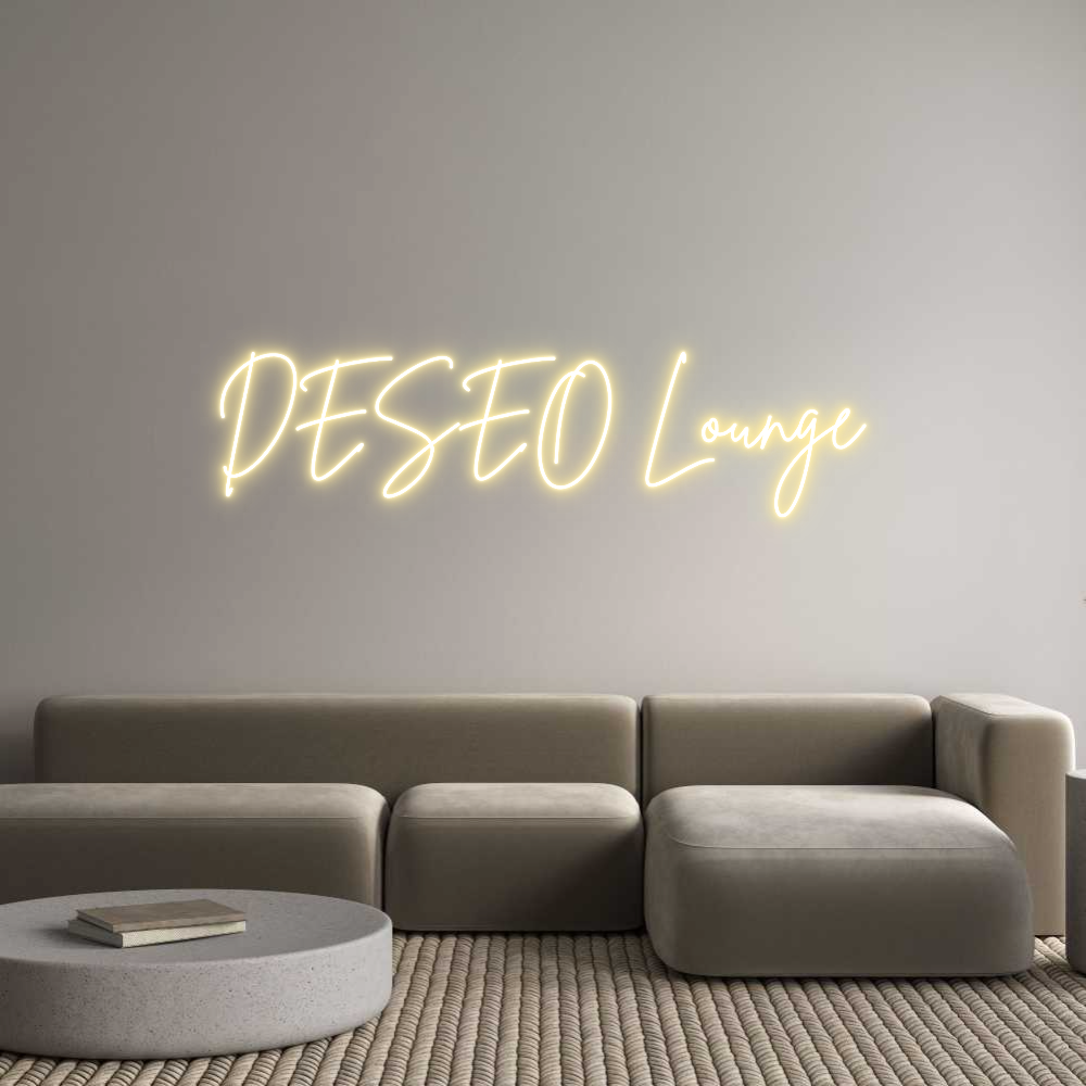 Neon personalizado: DESEO Lounge