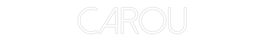 Neon personalizado: Carou