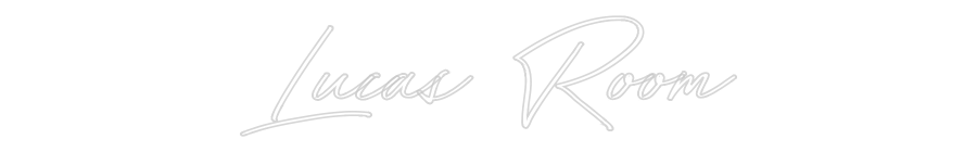 Neon personalizado: Lucas Room