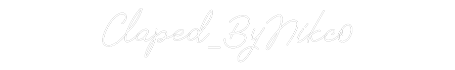 Neon personalizado: Claped_ByNikc0