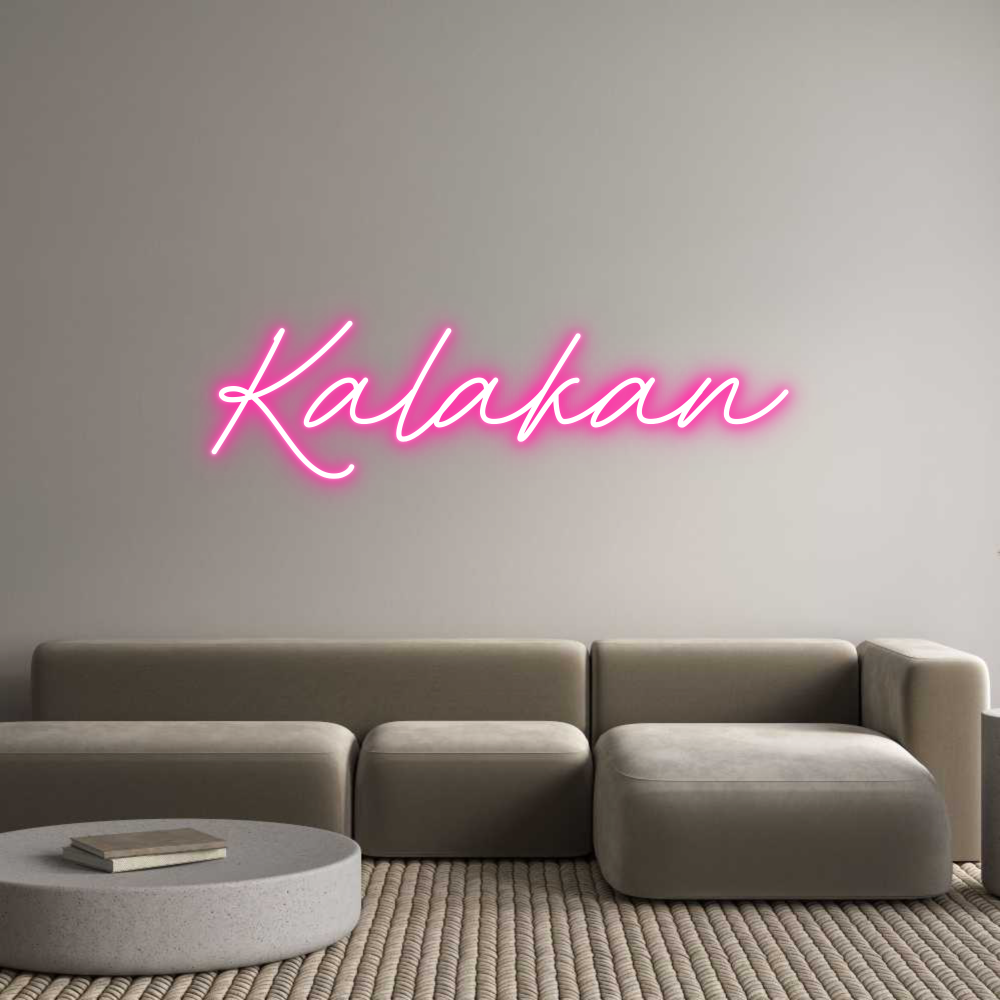 Neon personalizado: Kalakan
