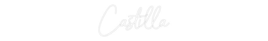 Neon personalizado: Castilla