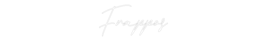 Neon personalizado: Frappos