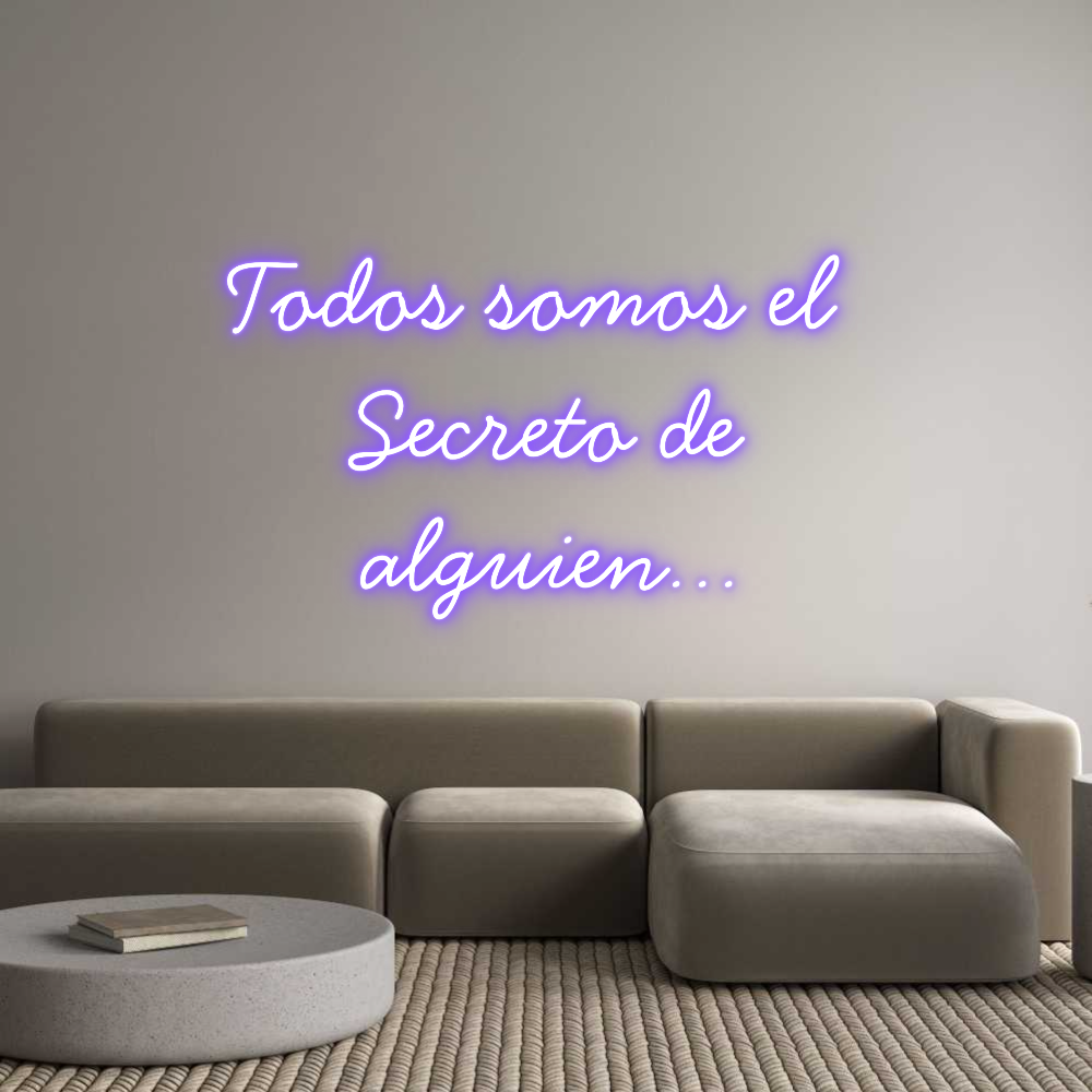 Neon personalizado: Todos somos e...