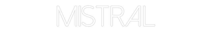 Neon personalizado: Mistral