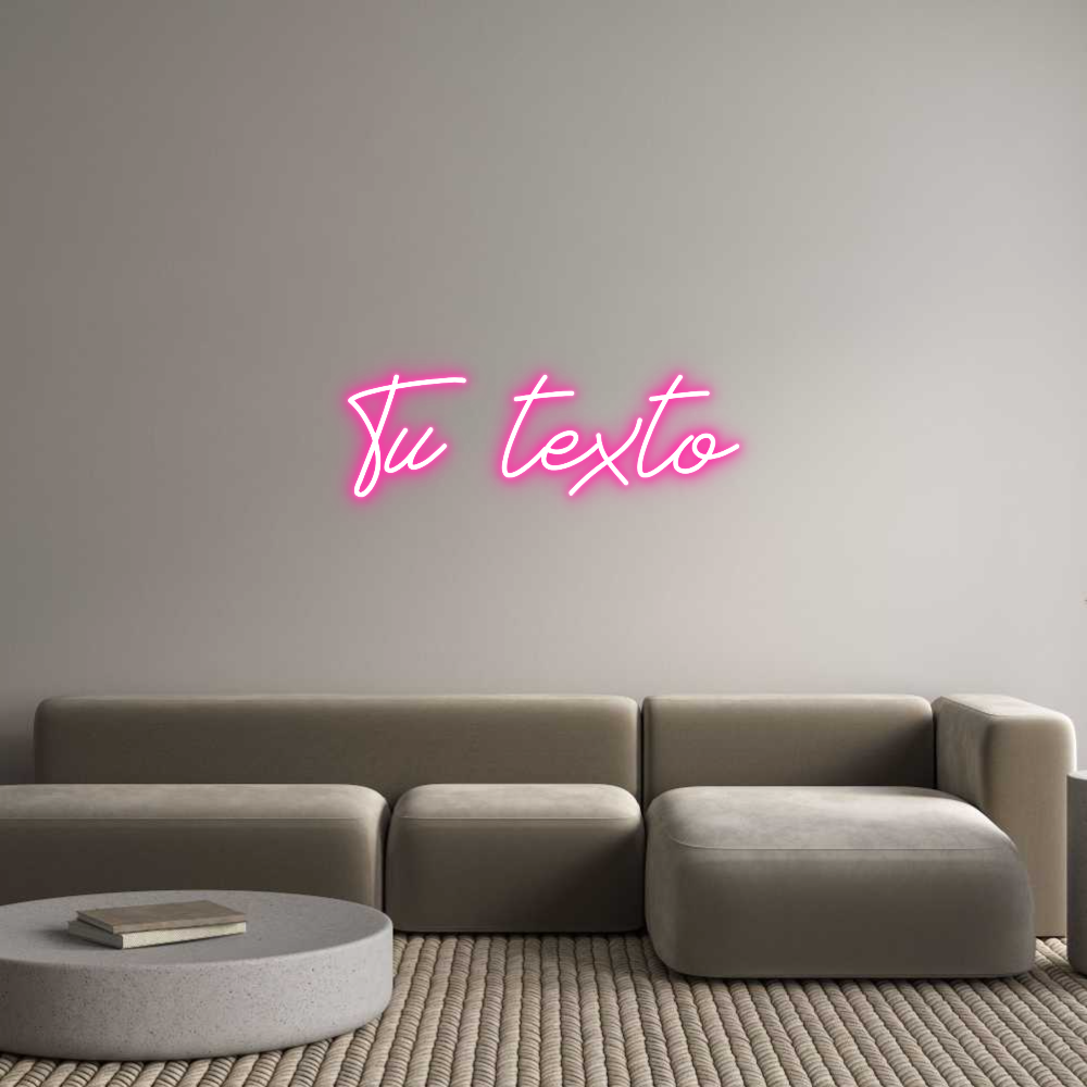 Neon personalizado: Tu texto