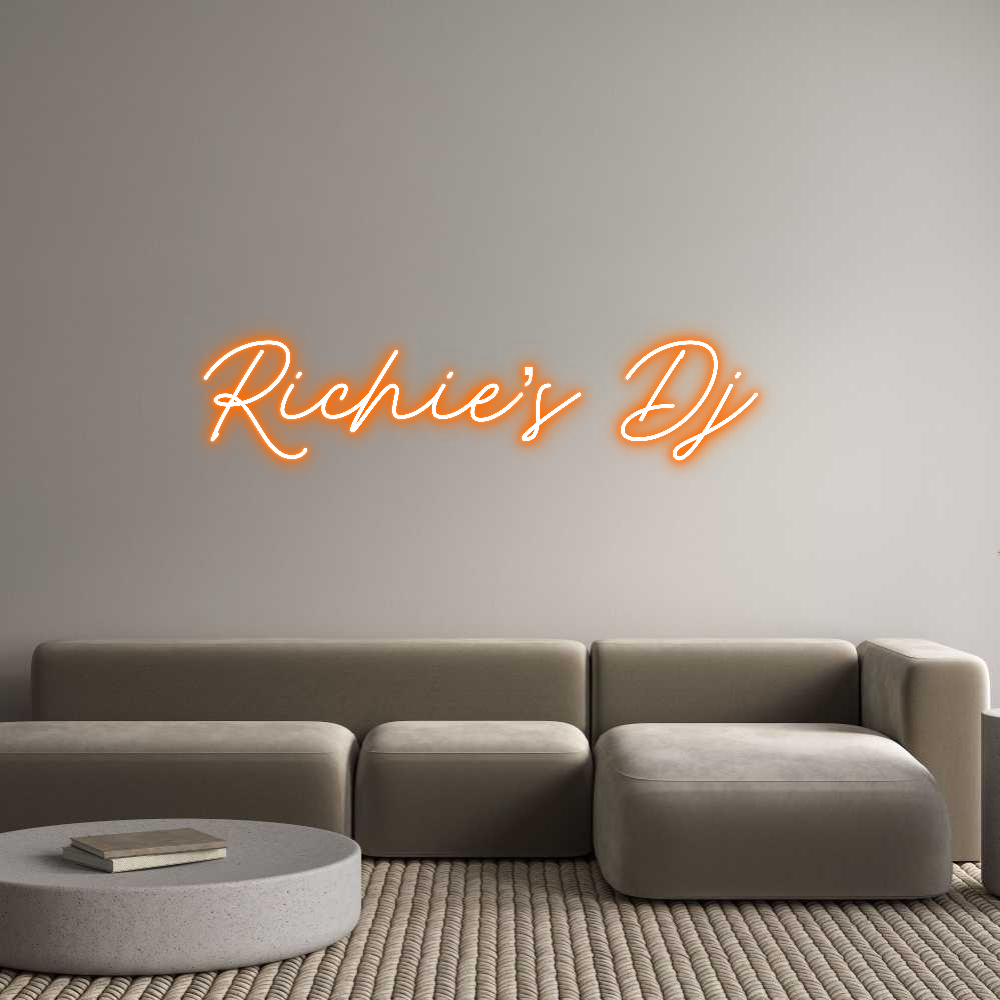 Neon personalizado: Richie’s Dj