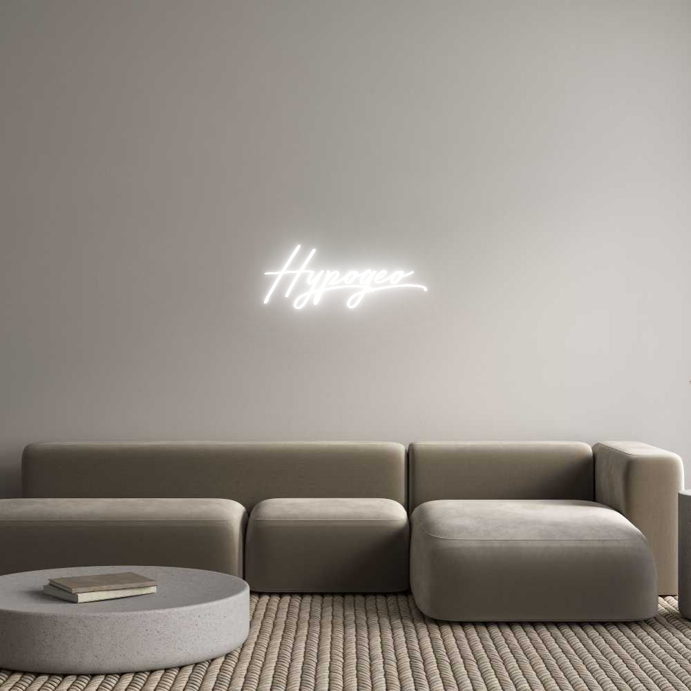 Neon personalizado: Hypogeo