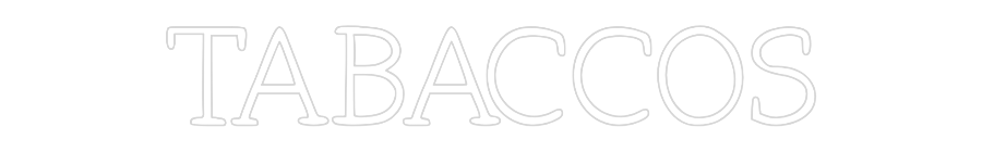 Neon personalizado: TABACCOS