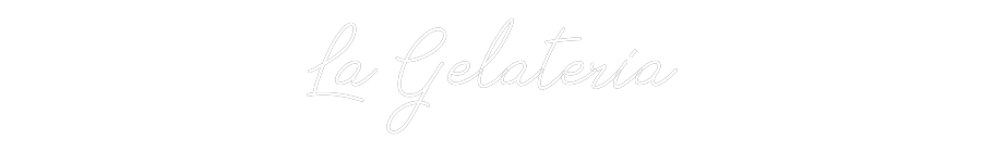 Neon personalizado: La Gelateria