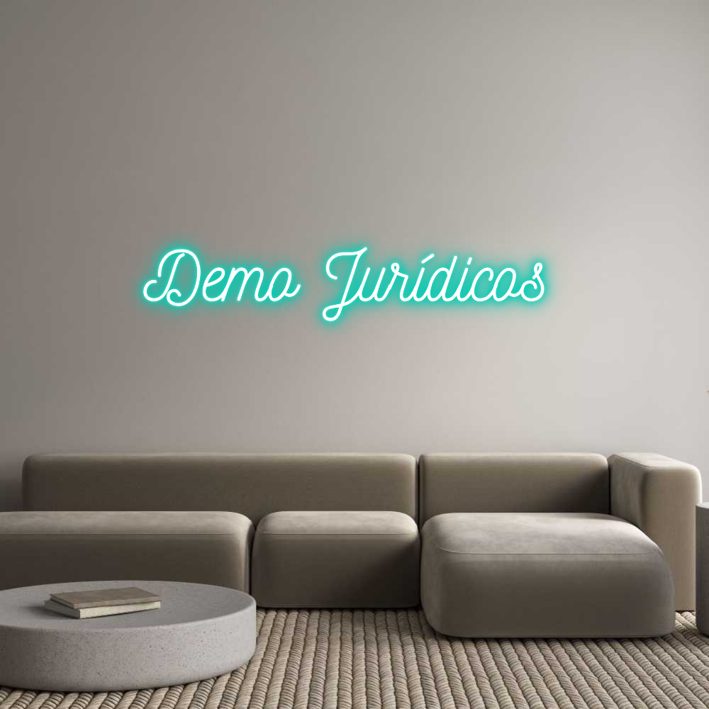 Neon personalizado: Demo Jurídicos