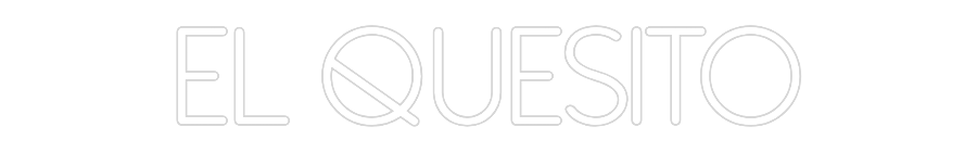 Neon personalizado: El Quesito