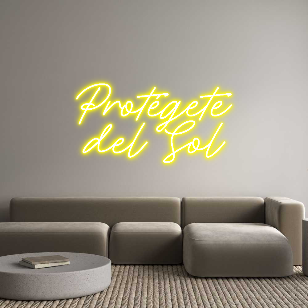 Neon personalizado: Protégete
de...