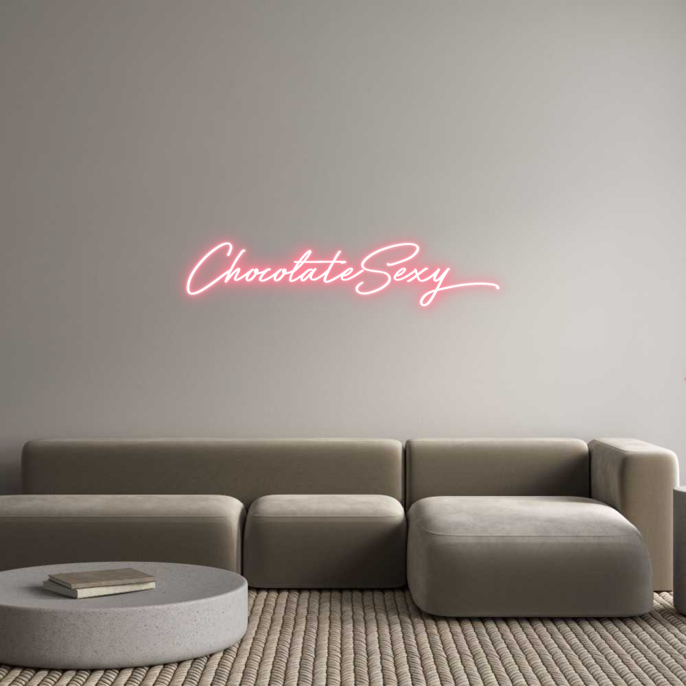 Neon personalizado: ChocolateSexy
