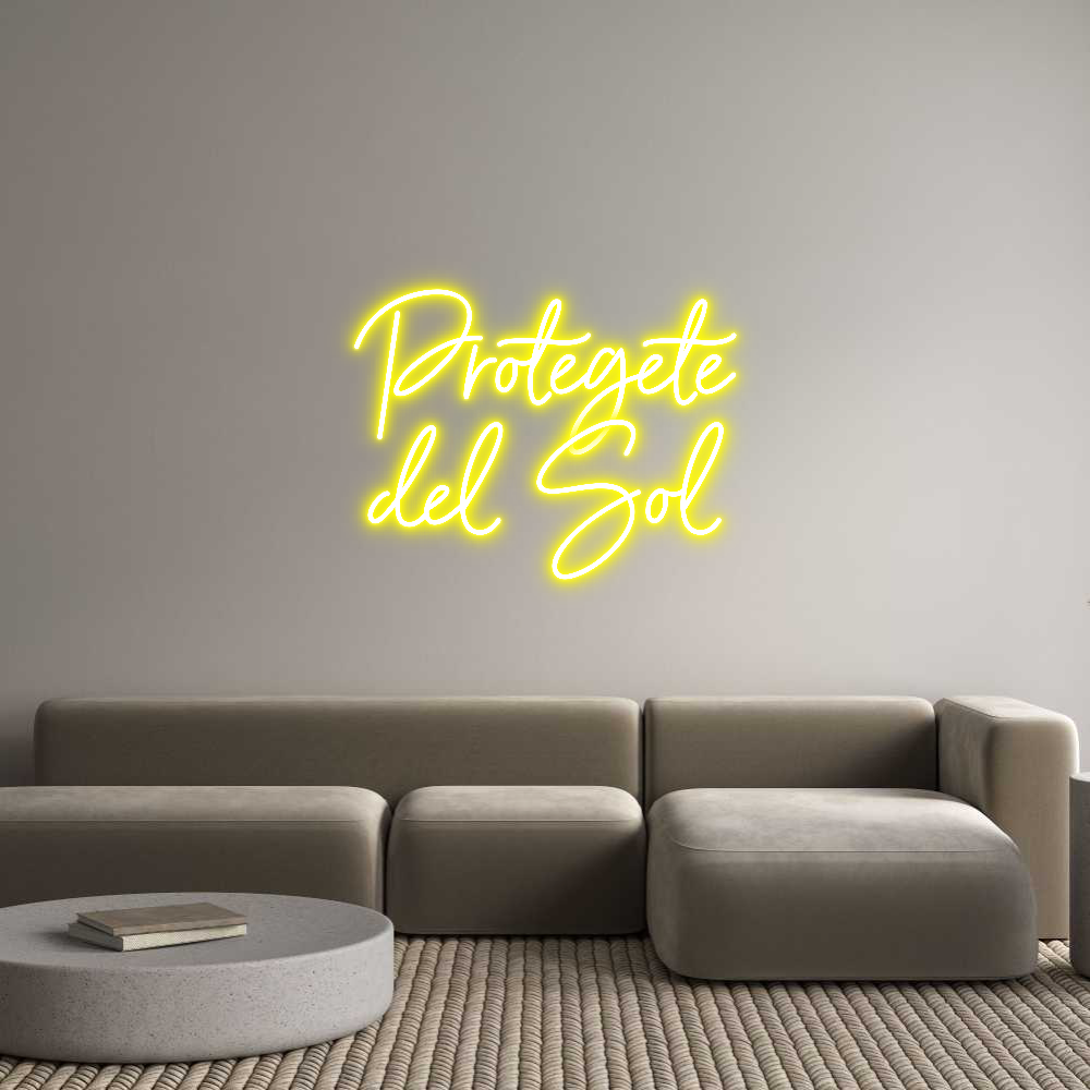 Neon personalizado: Protégete
de...