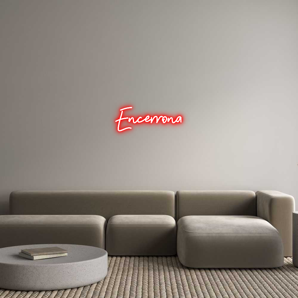 Neon personalizado: Encerrona