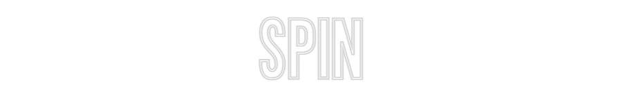 Neon personalizado: SPIN