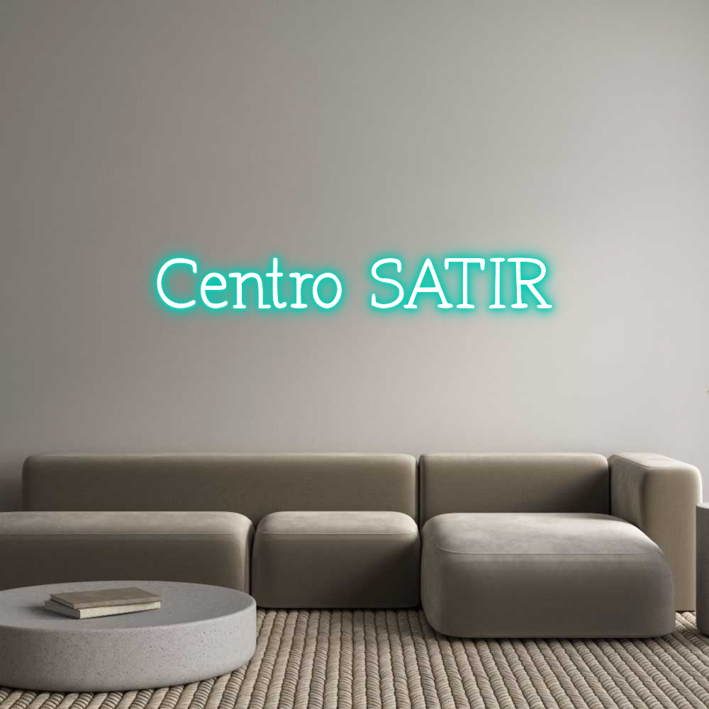 Neon personalizado: Centro SATIR