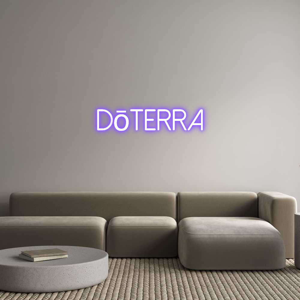 Neon personalizado: dōTERRA